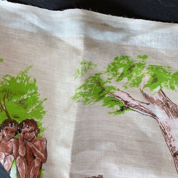 Linen New Handpainted towel wall hanging 18” x 31” - Picture 16 of 16